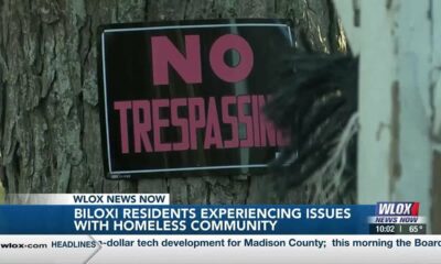 Biloxi residents experiencing issues with homeless community