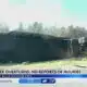 18-wheeler overturns on I-20 in Jackson