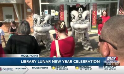 White Tiger Lion Dance Team closes out Lunar New Year at Ina Thompson Library