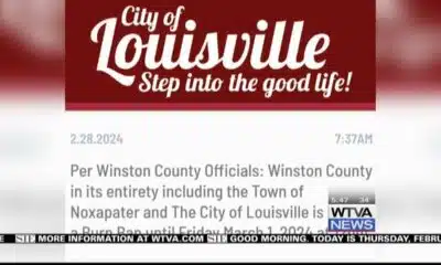 Winston County has been placed under a burn ban