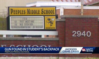 Peeples Middle School student caught with loaded gun