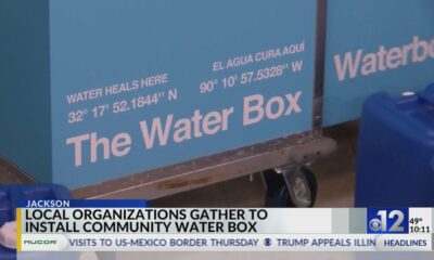Community water box installed in Jackson