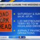 Temporary lane closures set for I-20 in Jackson this weekend