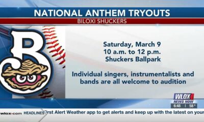 Biloxi Shuckers to hold National Anthem tryouts ahead of 2024 season