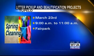 Litter pickup and beautification projects underway in Tupelo