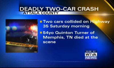 Tennessee man killed in Attala County crash