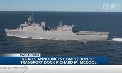 Ingalls Shipbuilding announces completion of Richard M. McCool Jr. transport dock