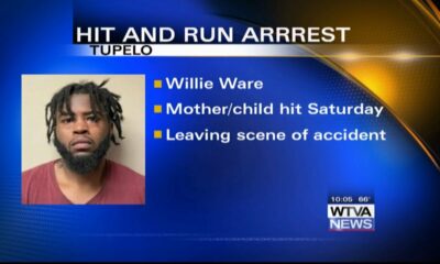 Saltillo man officially charged in connection to Saturday night hit-and-run