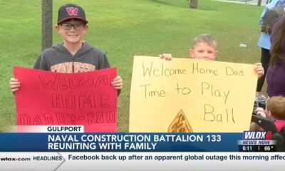 Naval Construction Battalion 133 reuniting with family after six-month deployment