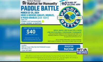 Pickleball Tournament in Tupelo to benefit Habitat for Humanity