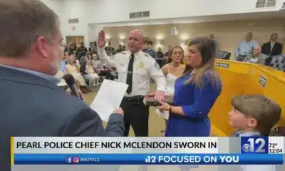 Nick McLendon sworn in as Pearl’s police chief
