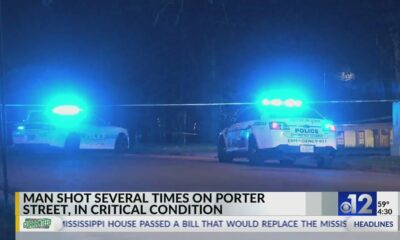 Man shot multiple times on Porter Street in Jackson