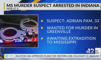 Mississippi murder suspect arrested in Indiana