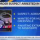 Mississippi murder suspect arrested in Indiana