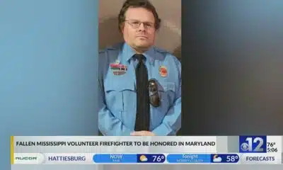 Mississippi firefighter to be honored at National Fallen Firefighters Memorial