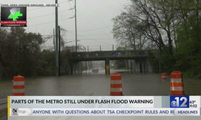 Parts of Jackson metro under flash flood warning