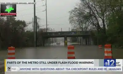 Parts of Jackson metro under flash flood warning