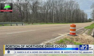 Part of Northside Drive in Clinton closed for bridge repairs