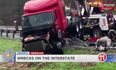 WRECK ON INTERSTATE 20