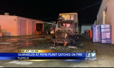 18-wheeler fire quickly extinguished by Tupelo Fire Department