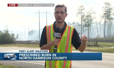LIVE: Prescribed burn in northern Harrison County causing plumes of smoke