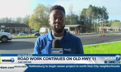 Road work continues on Old Hwy. 11
