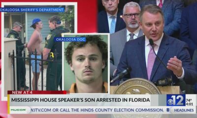 Mississippi House Speaker’s son arrested in Florida