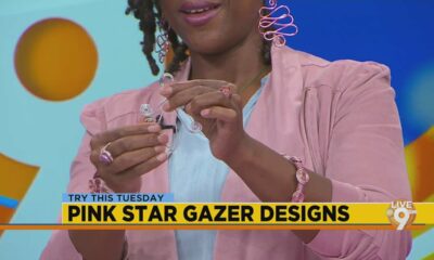 Pink Star Gazer Designs
