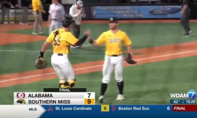 USM hangs on in the 9th to pick up 9-7 victory over Alabama