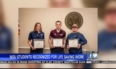 Mississippi State students are being recognized by the Oktibbeha County Board of Supervisors