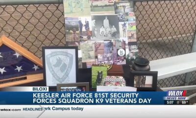 Keesler Air Force, NCBC Gulfport celebrate K-9 Veterans Day