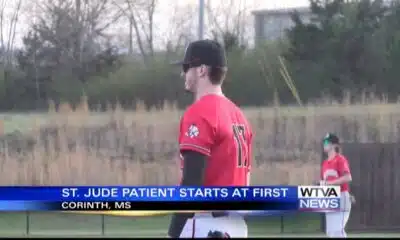 Corinth High School baseball player starts first game since cancer diagnosis