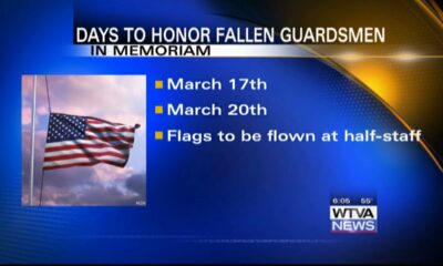 Governor Tate Reeves proclaimed two days in March to mourn the two fallen guardsmen