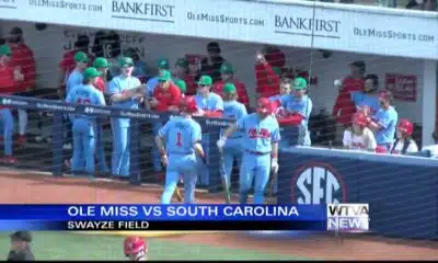10 p.m. -- South Carolina beats Ole Miss baseball on Sunday