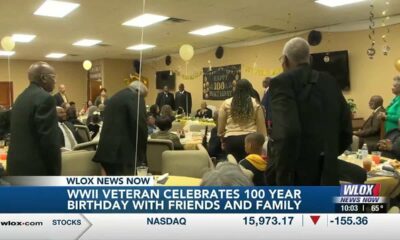 Local WWII veteran celebrates 100th birthday with family and friends