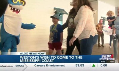 Make-A-Wish Foundation surprises six-year-old from Ellisville, giving him Coastal treatment