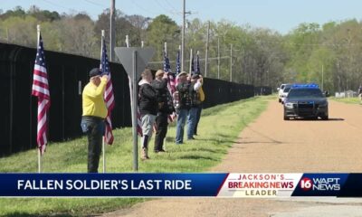 Funeral procession held for fallen guardsman