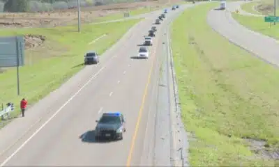 Mississippi National Guard honors fallen pilot during funeral procession