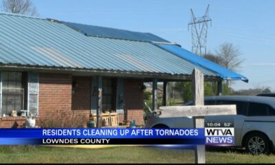 Cleanup process still underway after two tornados hit Lowndes County