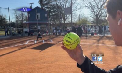 5 p.m. – WTVA’s Chief Meteorologist Matt Laubhan throws first pitch at ribbon cutting ceremony