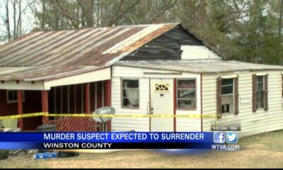 Winston County murder suspect expected to surrender