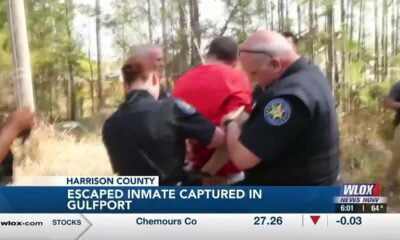Inmate who escaped from work center captured in Gulfport