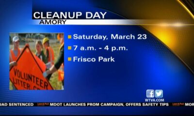 Amory cleanup day set for Saturday