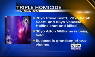 3 killed in Indianola; grandson of victims in custody