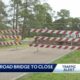 Beasley road bridge to close