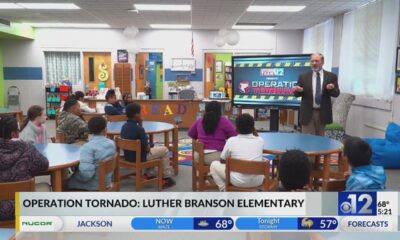 Operation Tornado visits Luther Branson Elementary