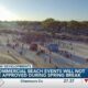 LIVE: Commercial beach events will not be approved during Spring Break