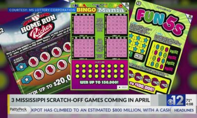 3 Mississippi scratch-off games coming in April 2024