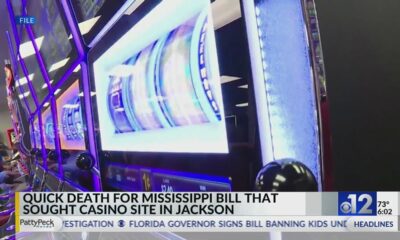 Quick death for Mississippi bill that sought casino site in capital city of Jackson