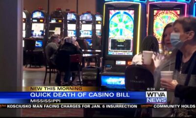 A proposed bill that would allow a casino in the Jackson, Mississippi will not move forward